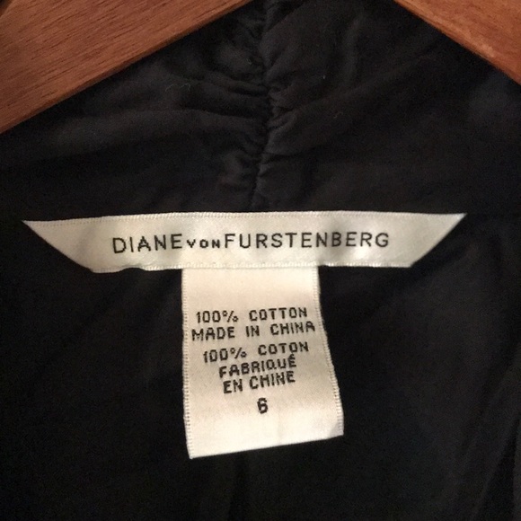 DVF - Black Wrap Dress - Picture 2 of 4